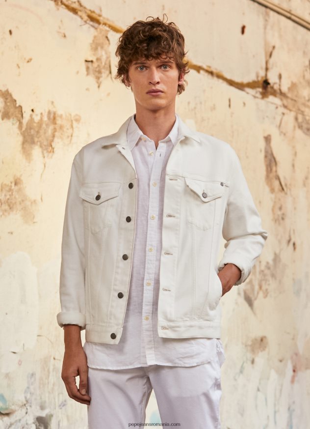 jachetă de denim cu potrivire obișnuită bărbați Pepe Jeans denim 6Z0R46847