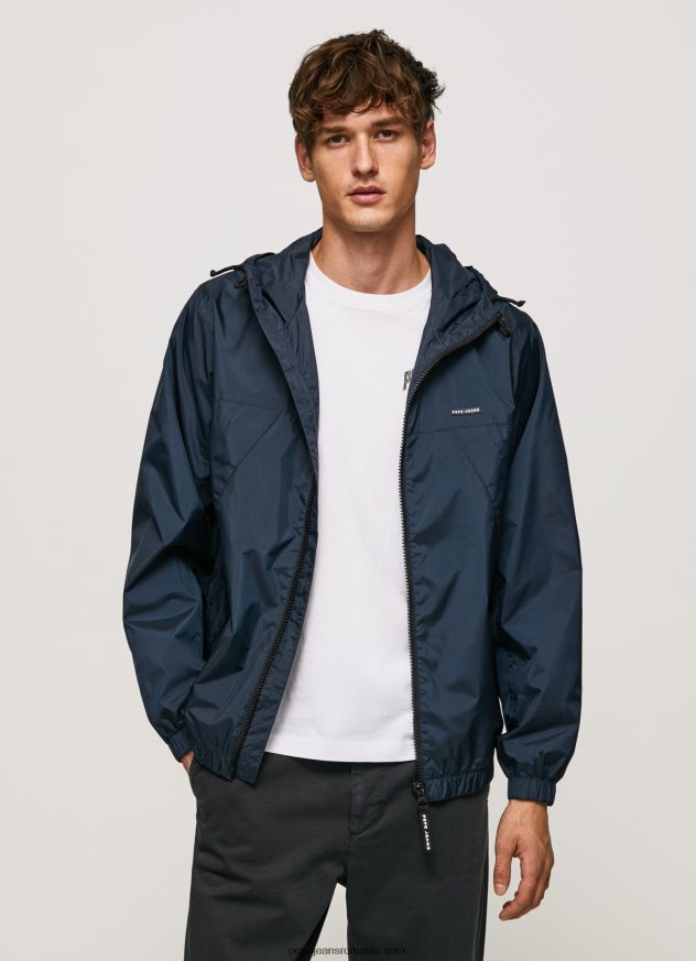 jachetă de vânt cu glugă bărbați Pepe Jeans dulwich 6Z0R46828