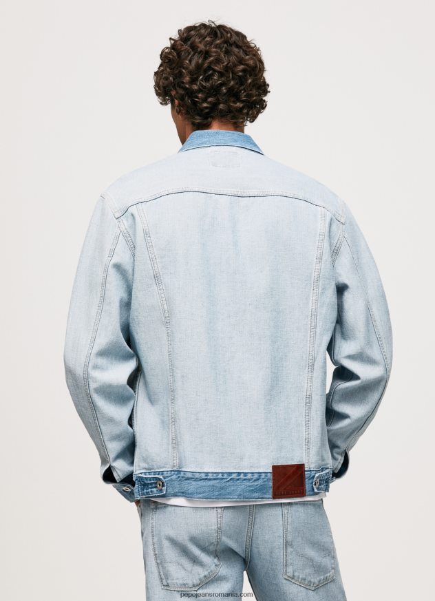 jachetă din denim pe dos bărbați Pepe Jeans denim 6Z0R46848