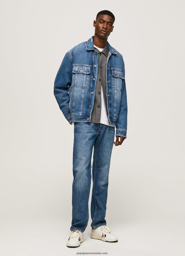 jachetă din denim supradimensionată bărbați Pepe Jeans denim 6Z0R46818