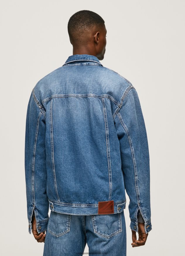 jachetă din denim supradimensionată bărbați Pepe Jeans denim 6Z0R46818
