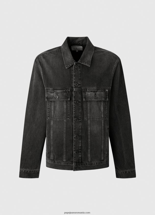 jachetă din denim supradimensionată bărbați Pepe Jeans denim 6Z0R46833