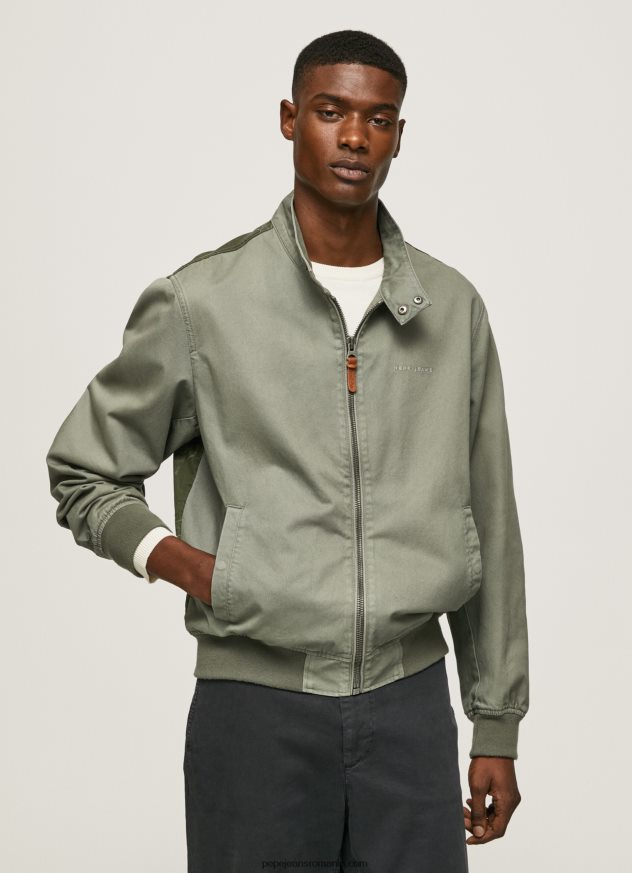 jachetă harrington din bumbac bărbați Pepe Jeans turnare 6Z0R46829