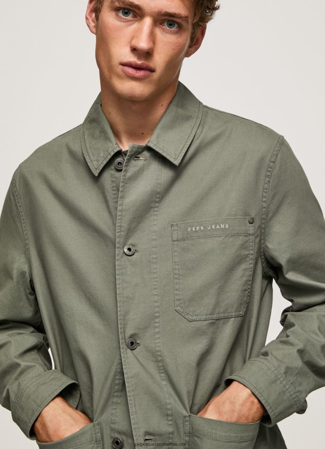 jachetă utilitare din pânză bărbați Pepe Jeans turnare 6Z0R46834