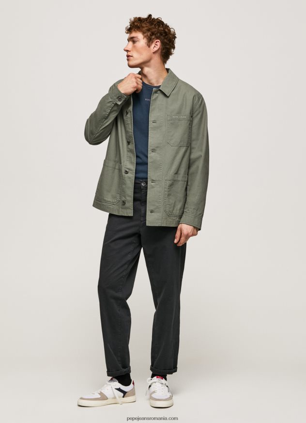 jachetă utilitare din pânză bărbați Pepe Jeans turnare 6Z0R46834