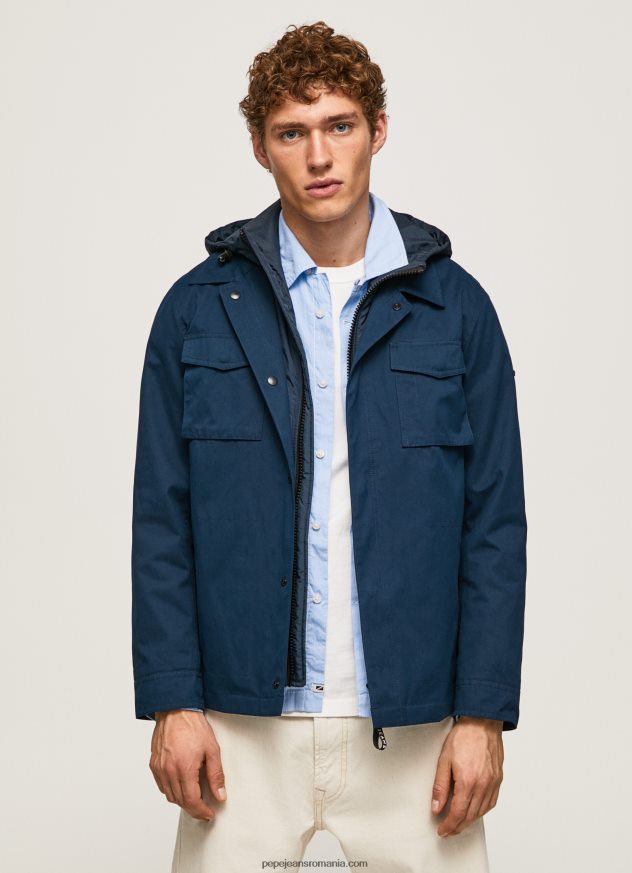 parka scurta cu baveta detasabila bărbați Pepe Jeans dulwich 6Z0R46832