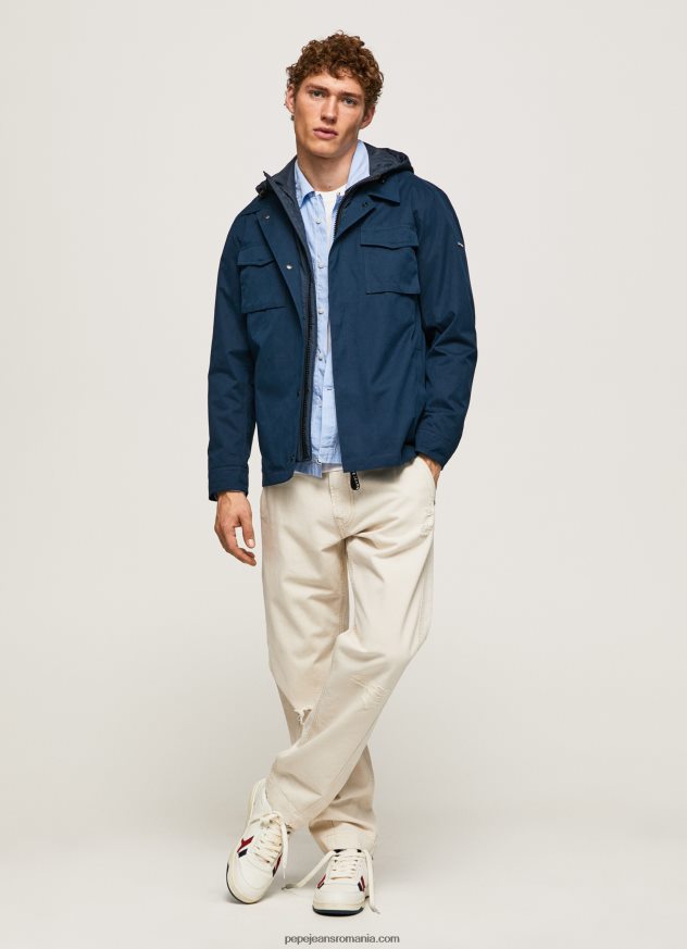 parka scurta cu baveta detasabila bărbați Pepe Jeans dulwich 6Z0R46832