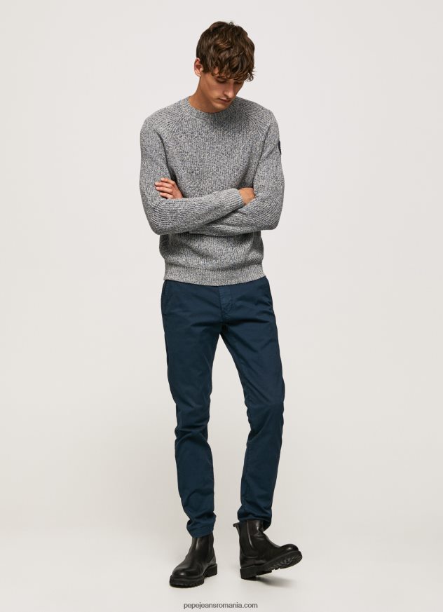 pantaloni chino charly slim fit bărbați Pepe Jeans dulwich 6Z0R461104