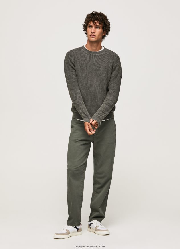 pantaloni chino largi bărbați Pepe Jeans turnare 6Z0R461105