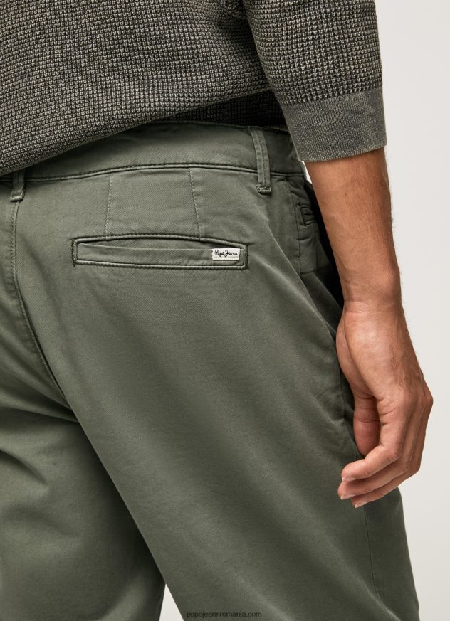 pantaloni chino largi bărbați Pepe Jeans turnare 6Z0R461105