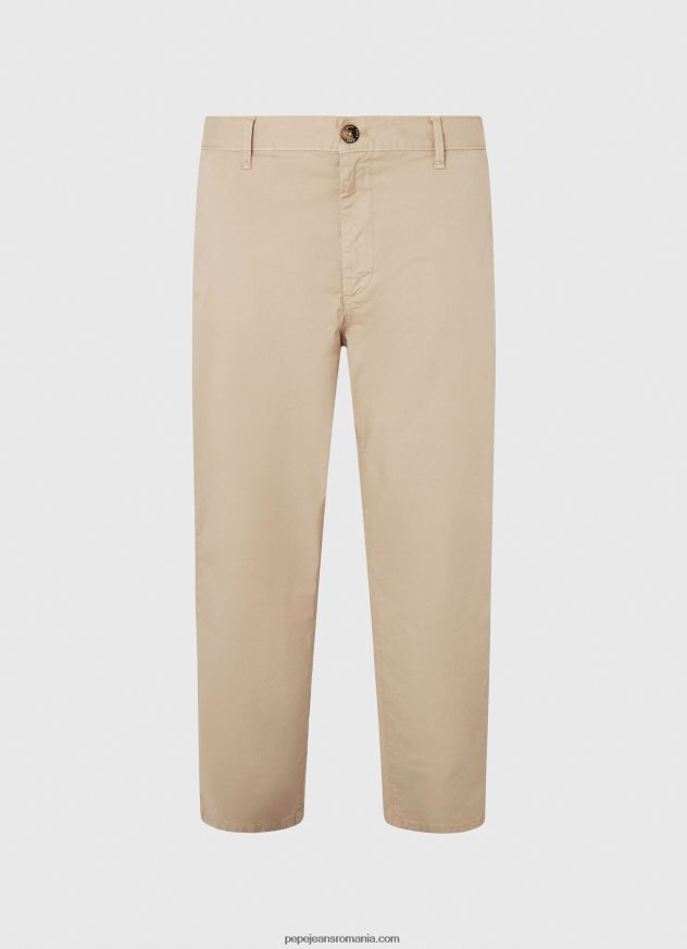 pantaloni chino obișnuiți de grapă bărbați Pepe Jeans malţ 6Z0R461100
