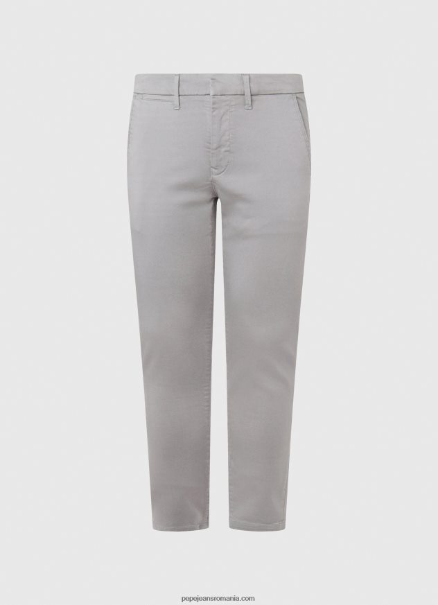pantaloni chino slim james bărbați Pepe Jeans argent 6Z0R461110