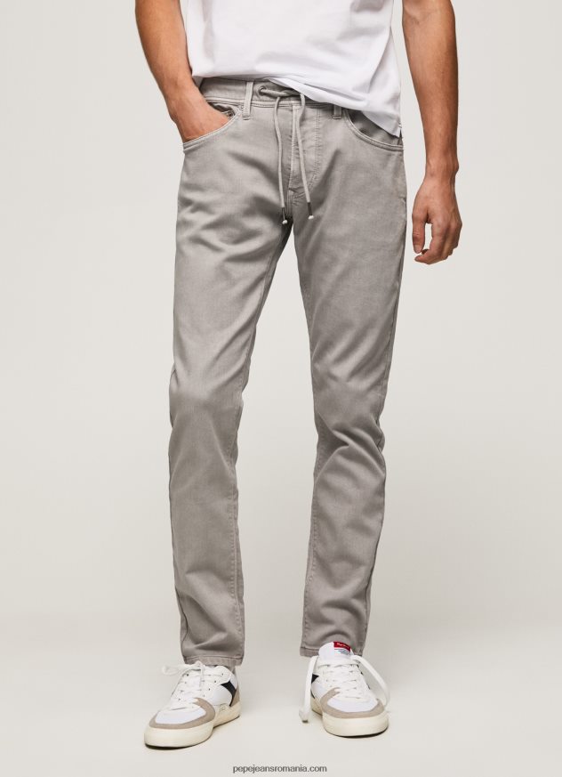 pantaloni de jogger obișnuiți stanley bărbați Pepe Jeans argent 6Z0R461101