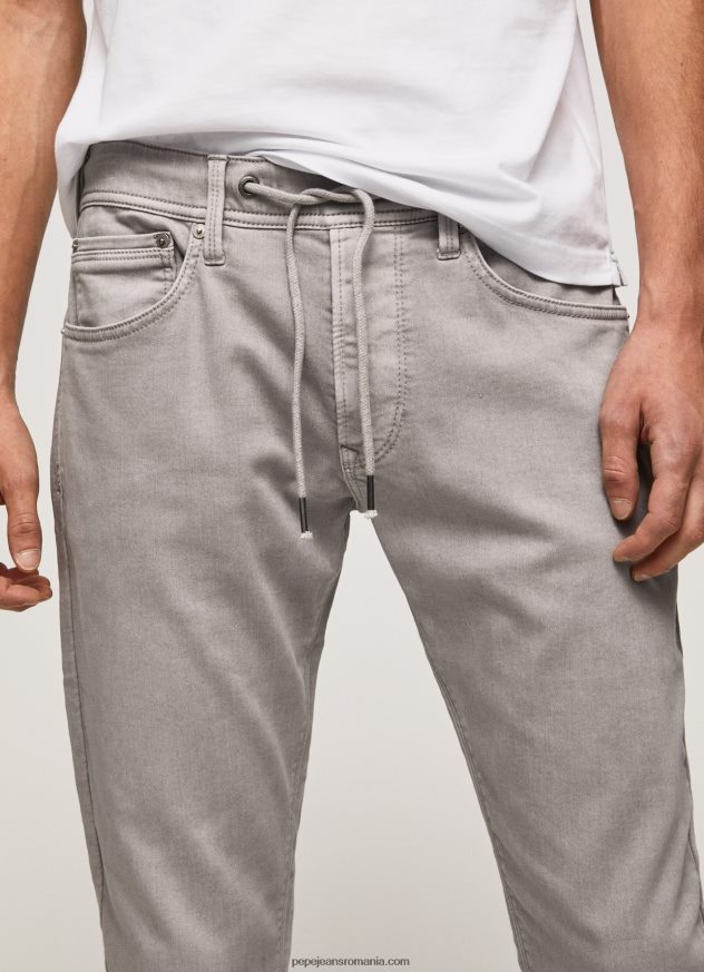 pantaloni de jogger obișnuiți stanley bărbați Pepe Jeans argent 6Z0R461101