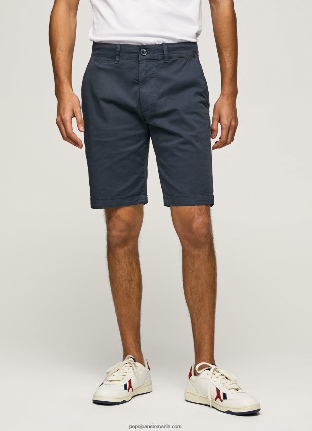 pantaloni scurți chino din bumbac bărbați Pepe Jeans dulwich 6Z0R461134