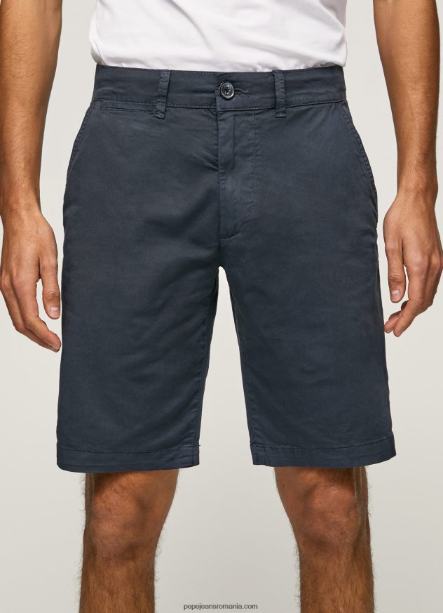 pantaloni scurți chino din bumbac bărbați Pepe Jeans dulwich 6Z0R461134