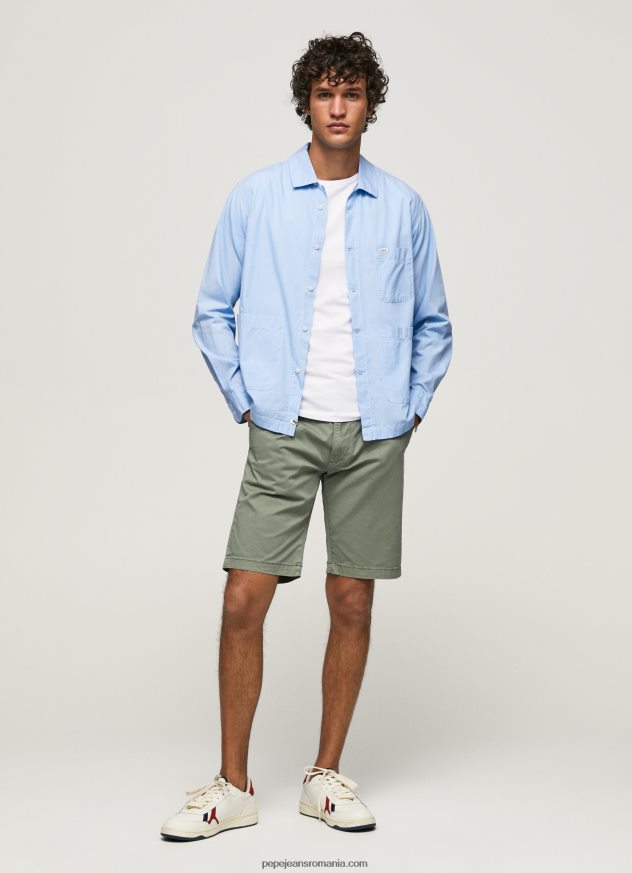 pantaloni scurți chino din bumbac bărbați Pepe Jeans turnare 6Z0R461135