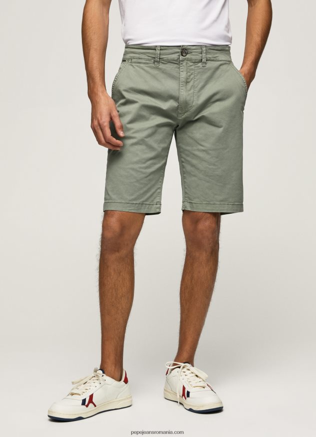 pantaloni scurți chino din bumbac bărbați Pepe Jeans turnare 6Z0R461135