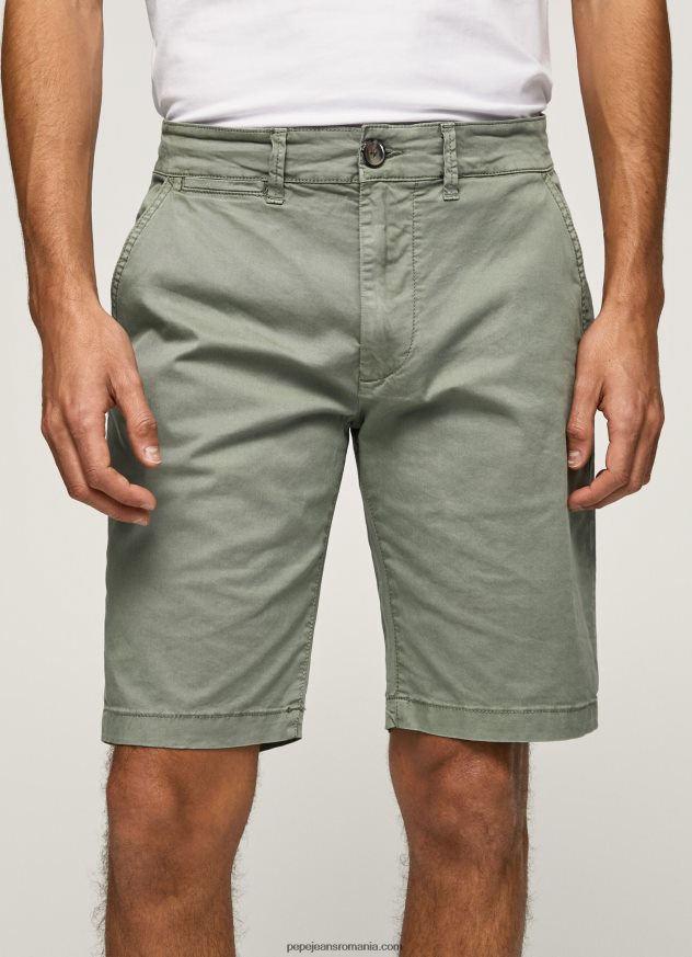 pantaloni scurți chino din bumbac bărbați Pepe Jeans turnare 6Z0R461135