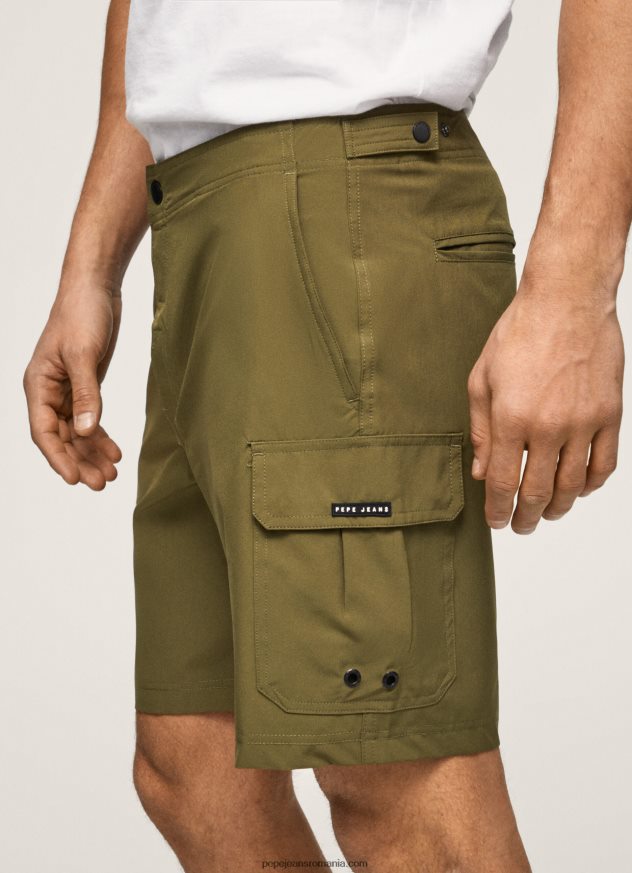 pantaloni scurți de baie fergus cargo bărbați Pepe Jeans harvard kaki 6Z0R461141