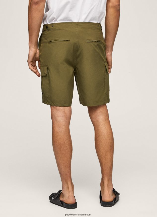pantaloni scurți de baie fergus cargo bărbați Pepe Jeans harvard kaki 6Z0R461141