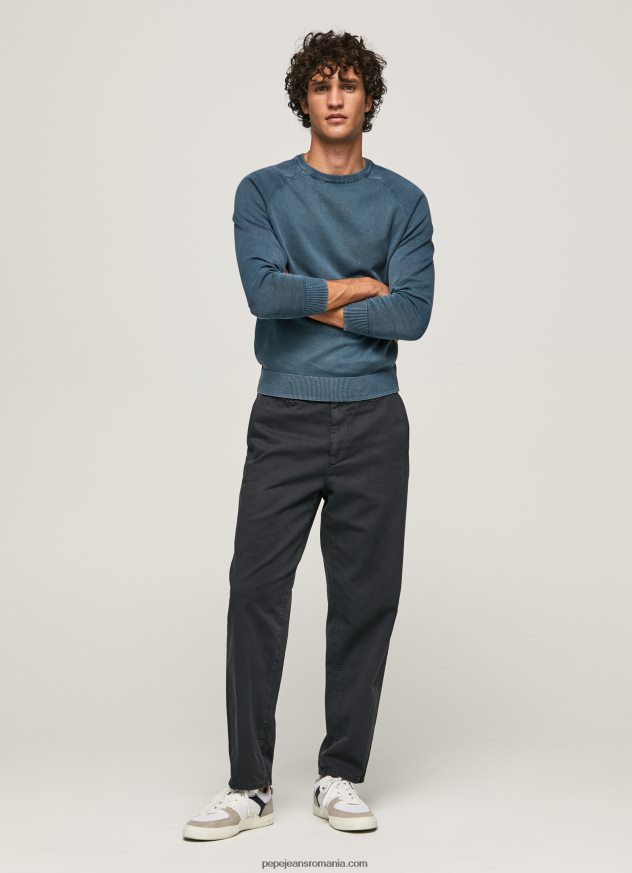 jerseu de bumbac cu guler rotund bărbați Pepe Jeans jarman 6Z0R46864