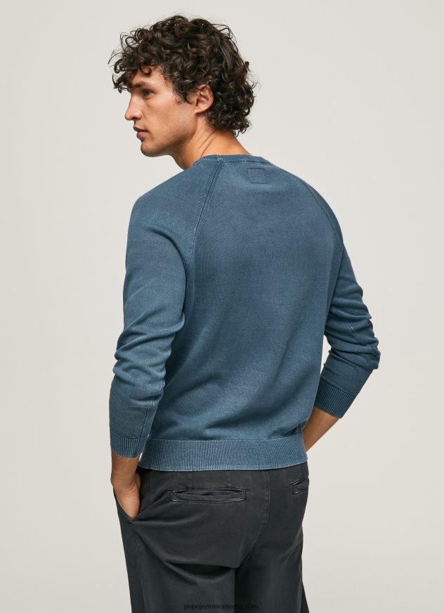 jerseu de bumbac cu guler rotund bărbați Pepe Jeans jarman 6Z0R46864