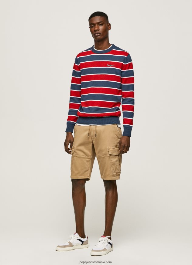 jerseu de bumbac cu imprimeu dungi bărbați Pepe Jeans multi 6Z0R46861