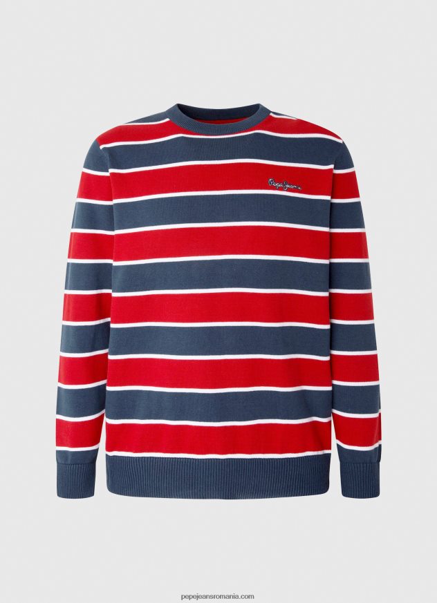 jerseu de bumbac cu imprimeu dungi bărbați Pepe Jeans multi 6Z0R46861