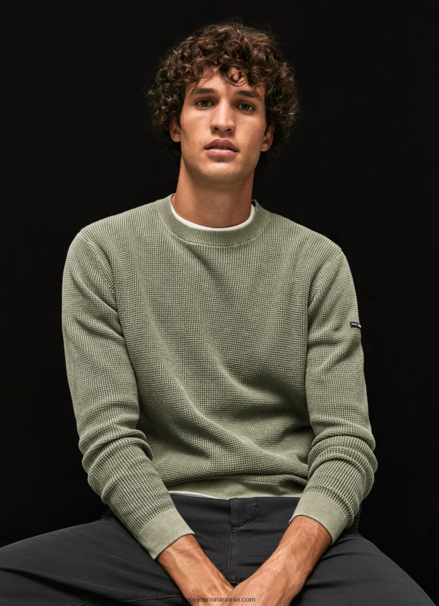 jerseu de bumbac tricotat vafre bărbați Pepe Jeans turnare 6Z0R46853