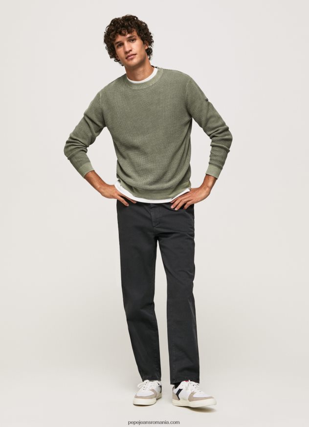 jerseu de bumbac tricotat vafre bărbați Pepe Jeans turnare 6Z0R46853