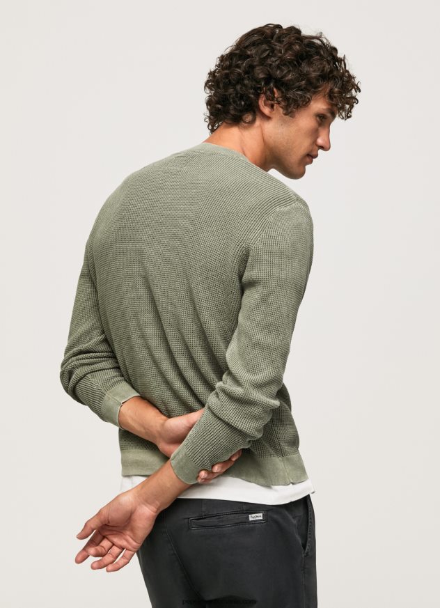 jerseu de bumbac tricotat vafre bărbați Pepe Jeans turnare 6Z0R46853