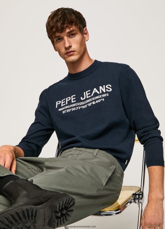 pluton tricou cu guler rotunjit bărbați Pepe Jeans dulwich 6Z0R46850