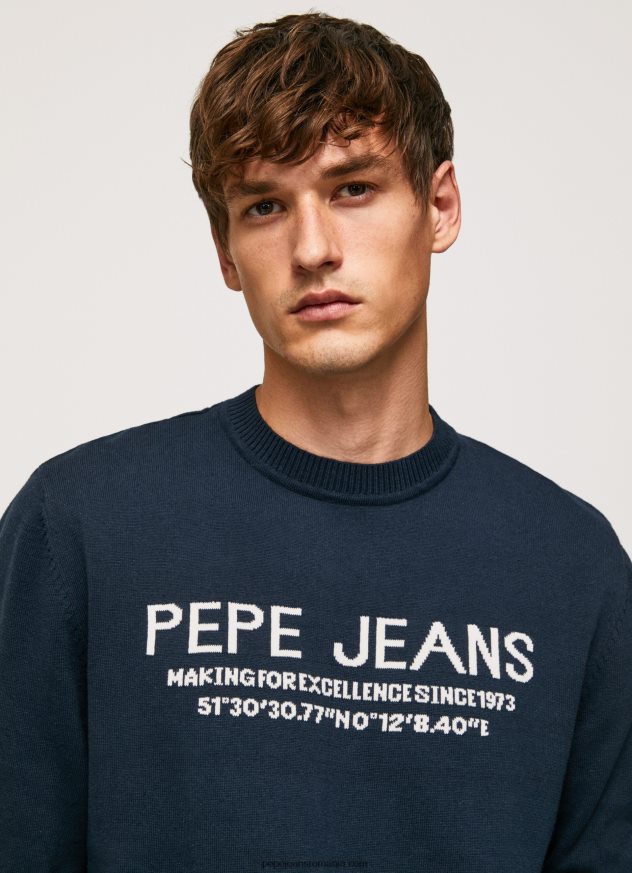 pluton tricou cu guler rotunjit bărbați Pepe Jeans dulwich 6Z0R46850