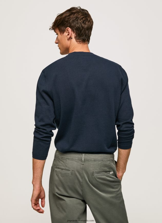 pluton tricou cu guler rotunjit bărbați Pepe Jeans dulwich 6Z0R46850