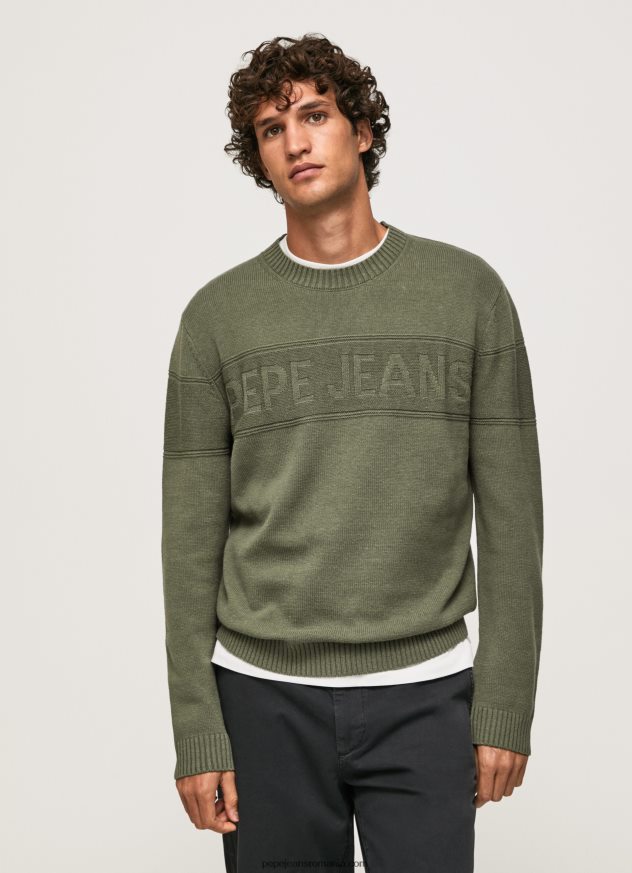 tricou din bumbac cu gât rotund bărbați Pepe Jeans turnare 6Z0R46856