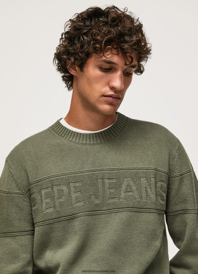 tricou din bumbac cu gât rotund bărbați Pepe Jeans turnare 6Z0R46856