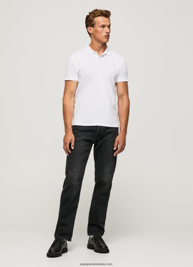 tricou cu logo bărbați Pepe Jeans alb 6Z0R461085