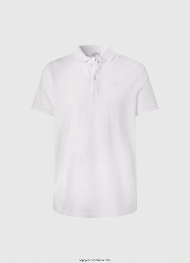 tricou cu logo bărbați Pepe Jeans alb 6Z0R461085