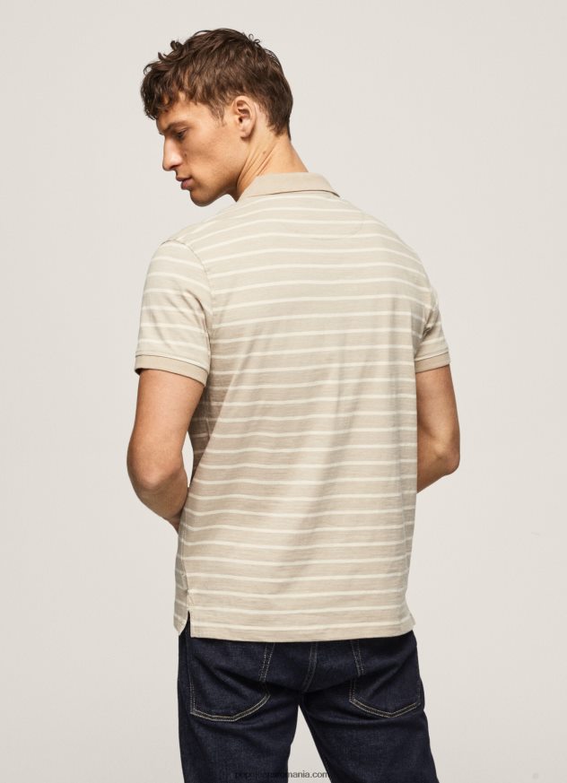tricou polo cu imprimeu în dungi bărbați Pepe Jeans malţ 6Z0R461093