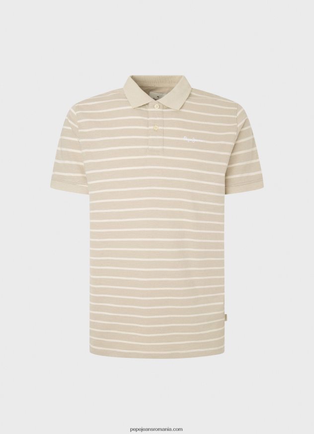tricou polo cu imprimeu în dungi bărbați Pepe Jeans malţ 6Z0R461093