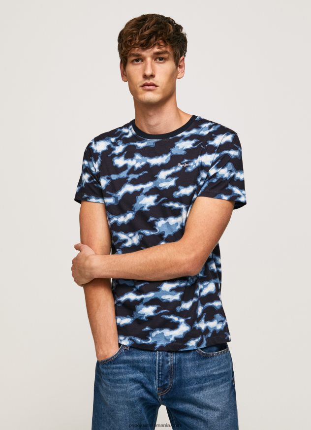 tricou cu imprimeu camuflaj bărbați Pepe Jeans ozzy 6Z0R46922