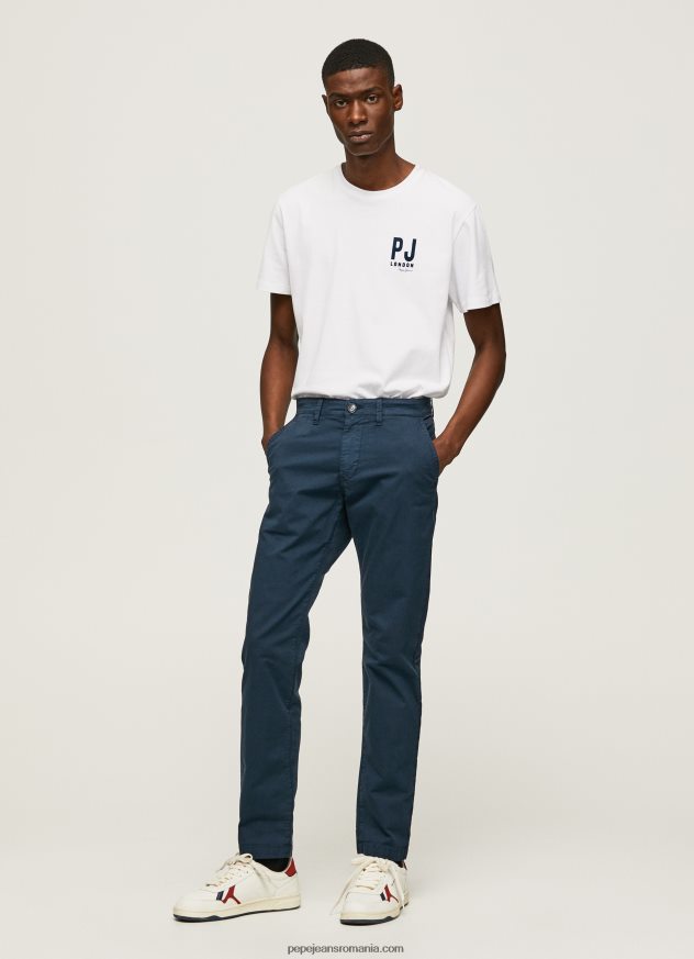 tricou cu imprimeu cu logo bărbați Pepe Jeans alb 6Z0R46953