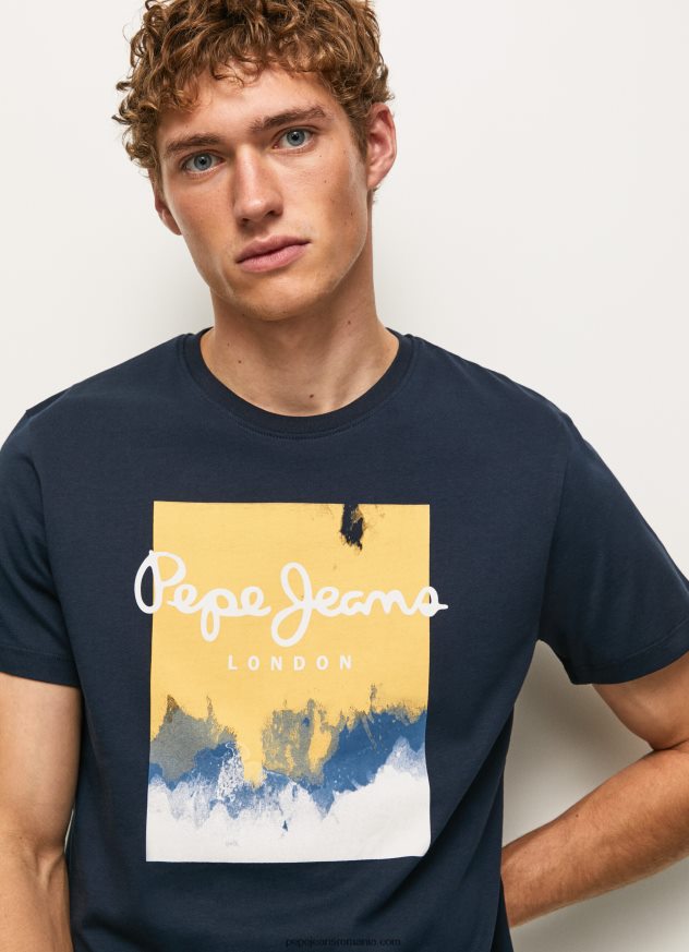 tricou cu imprimeu cu logo bărbați Pepe Jeans dulwich 6Z0R46979