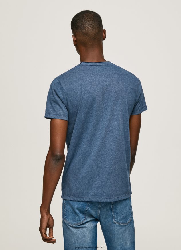 tricou cu imprimeu cu logo marmorat bărbați Pepe Jeans jarman 6Z0R46986
