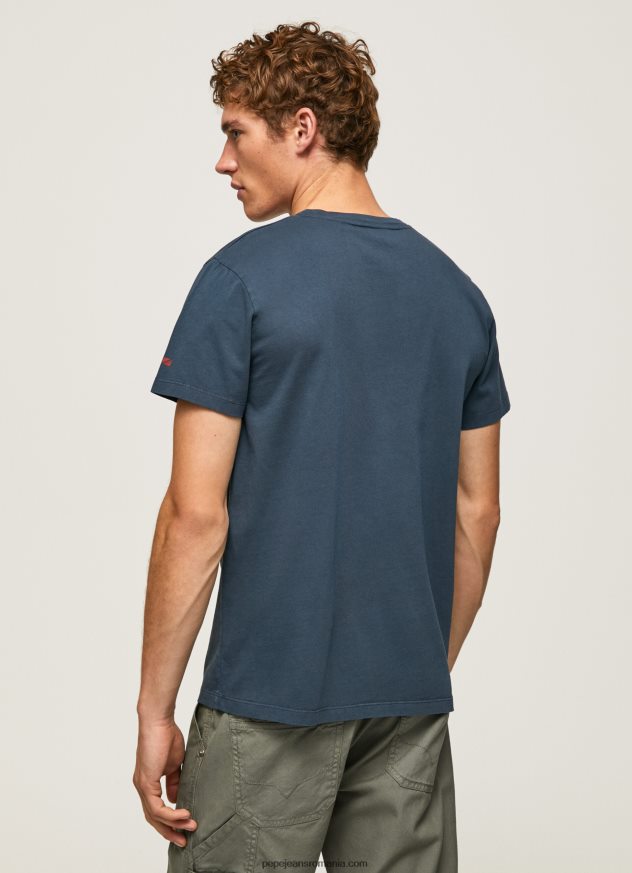 tricou cu imprimeu foto bărbați Pepe Jeans jarman 6Z0R46954