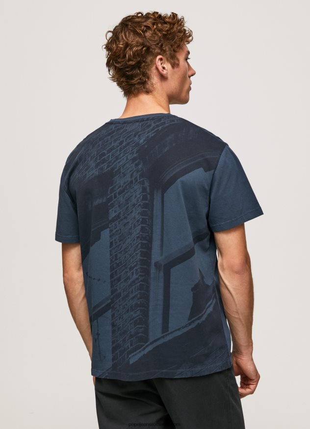 tricou cu imprimeu foto bărbați Pepe Jeans jarman 6Z0R46980