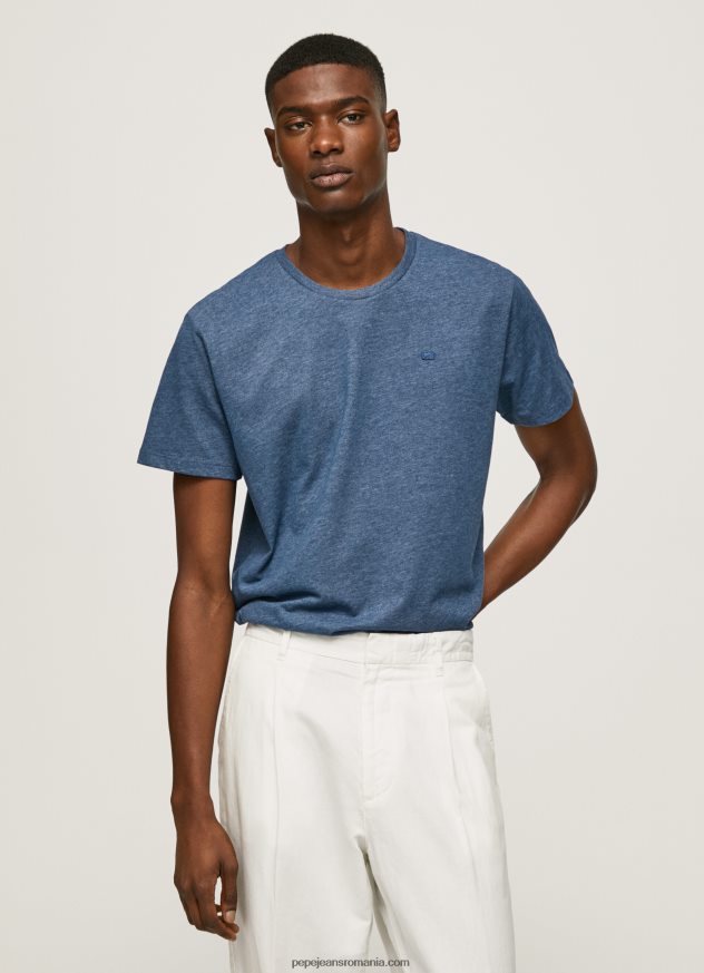 tricou cu logo brodat bărbați Pepe Jeans jarman 6Z0R46975