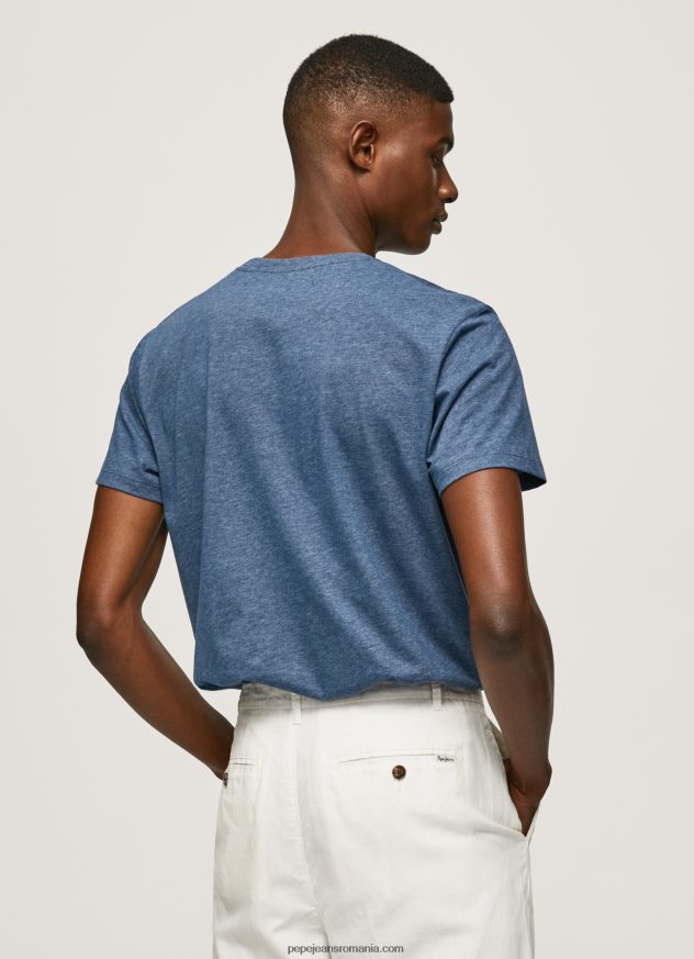tricou cu logo brodat bărbați Pepe Jeans jarman 6Z0R46975