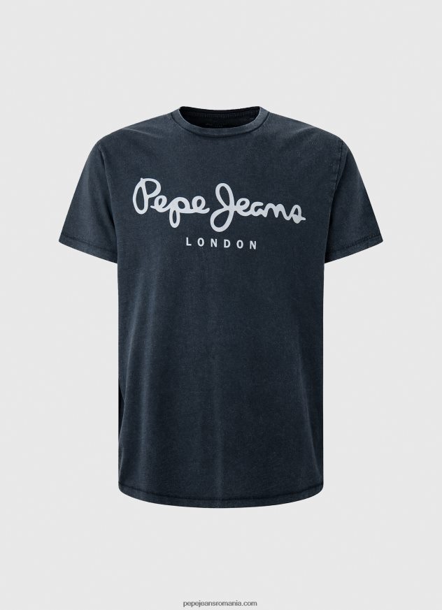 tricou cu logo imprimat essentialenim n bărbați Pepe Jeans indigo 6Z0R461015